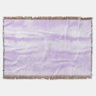 Pastell-Lavendel-Tie-Dye-Wasserfekteffekt Decke