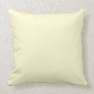 Pastell Lemon Yellow Pale Soft Meringue Yellow Kissen
