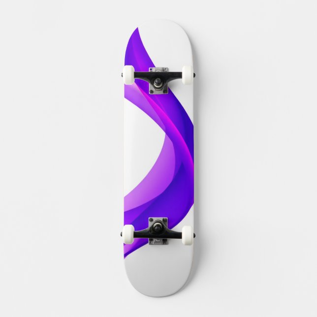 Pastell-Lila-Farbe Skateboard (Vorderseite)