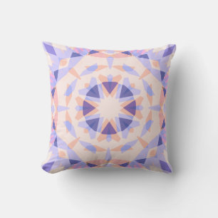Pastell Lila Sanftes Pfirsich-Rosa Stern Dopamin D Kissen
