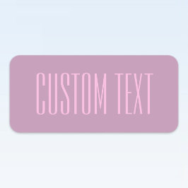 Pastell Lila und leicht rosa | Moderner bearbeitba Etiketten