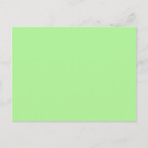 Pastell-Limettensorbet-Weiß Postkarte