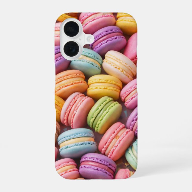 Pastell-Macarons-iPhone-Hülle iPhone 16 Hülle (Rückseite)