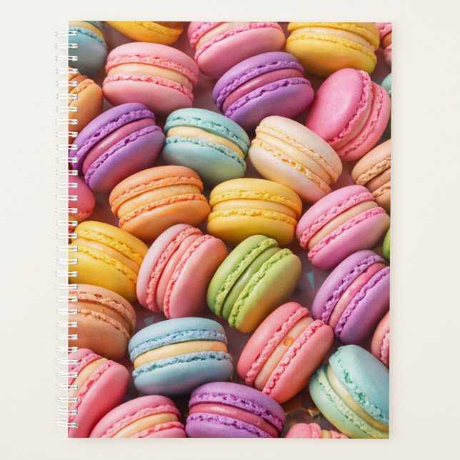Pastell-Macarons-Planner-Cover  Planer (Vorderseite)
