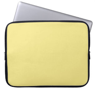 Pastell-Maisgelber Hintergrund, bereit zur Anpassu Laptopschutzhülle