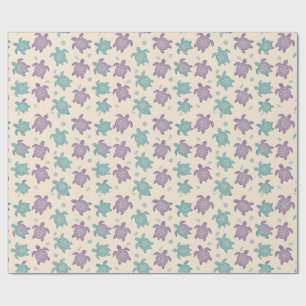 Pastell-Mandala-Schildkröten-Muster Geschenkpapier