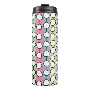 Pastell MCM farbenfrohe Linien Thermosbecher