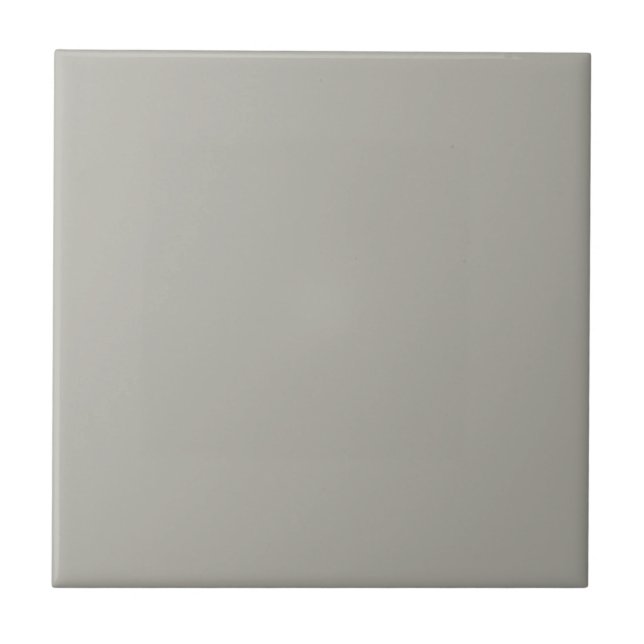 Pastell-Mittelgrau-Taupe-Vollton-Fliese Fliese (Vorderseite)