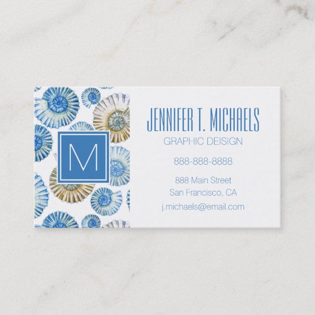 Pastell-Muster Visitenkarte (Vorderseite)