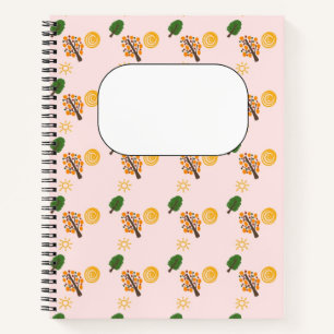 Pastell-Natur-Notizbuch Notizbuch