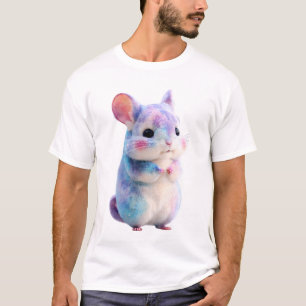 Pastell-Nebel-Galaxie-Chinchilla-Männer T-Shirt