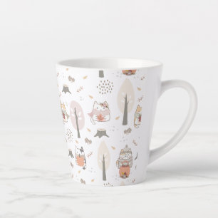 Pastell Niedliche Katzen Milchtasse