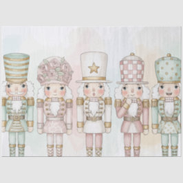 Pastell-Nussknacker-Spielzeugsammlung Aquarell Seidenpapier
