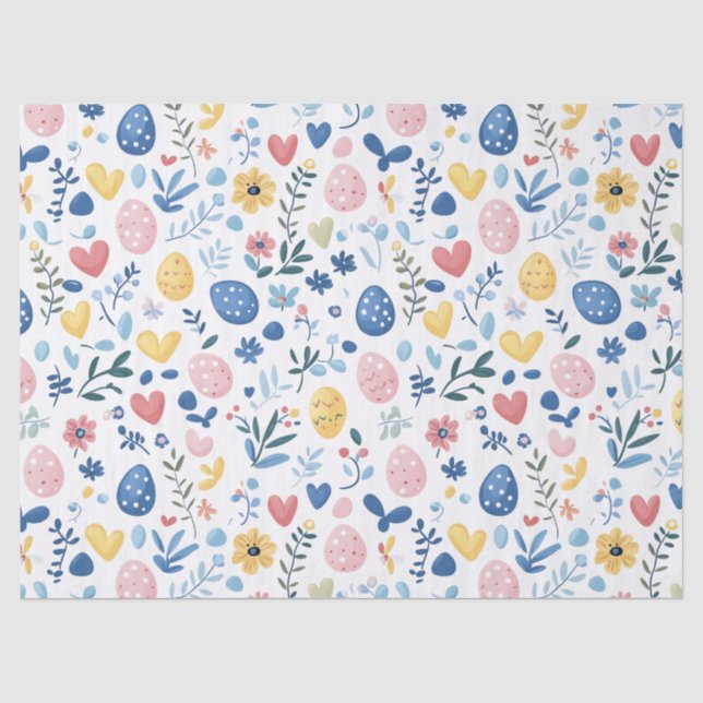 Pastell Oaster Delight Tissue Seidenpapier (Vorderseite)