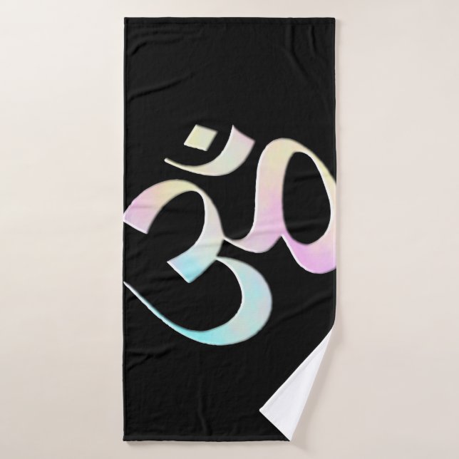 Pastell Om  Badehandtuch (Badehandtuch)