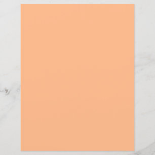 Pastell-Orange-Papierblatt