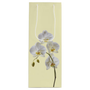 Pastell-Orchideen-Geschenktasche Geschenktüte Für Weinflaschen
