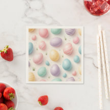 Pastell-Osterei-Papierparty-Servietten