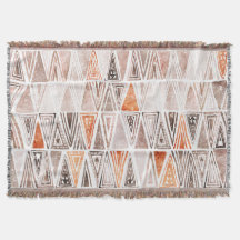 Pastell Pastell Terracotta Tribal Dreiecke