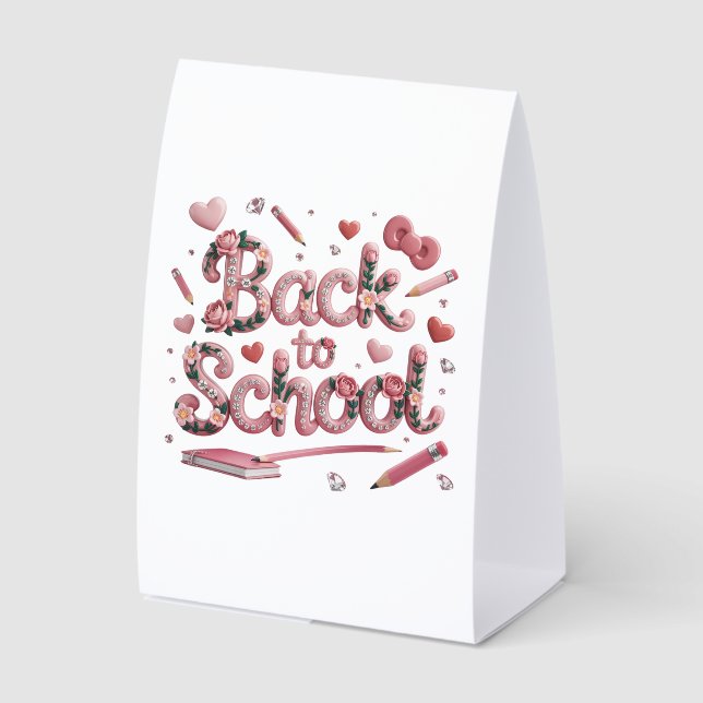 Pastell Petals & School Days Card Tischaufsteller (Vorderseite)