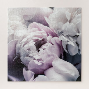 Pastell-Pfingstrosen: Florale Kunst Hintergrund.