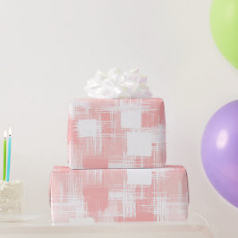 Pastell-Pfirsich-Rosa-Soft-Blend-Abstraktes Muster Geschenkpapier