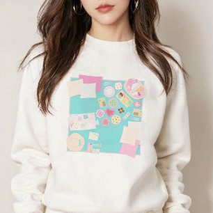 Pastell-Picknick-Ästhetik Gemütliches Süßes Sweats Sweatshirt