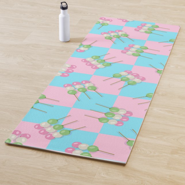 Pastell Pink Blau Geländekarton Yogmatte Yogamatte (Beispiel)