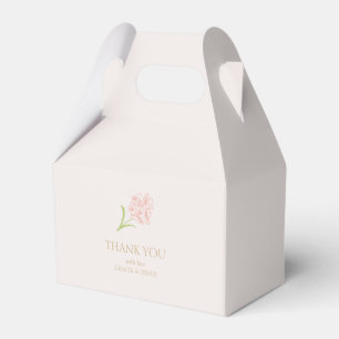 Pastell Pink Floral Danke Gastgeschenk Hochzeit Bo Geschenkschachtel