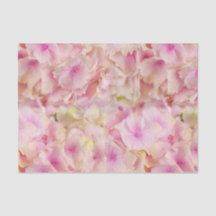 Pastell Pink Hydrangeas Tissue Paper