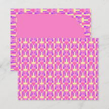 Pastell-Pink-Lila geometrisches Pixel-Block-Muster