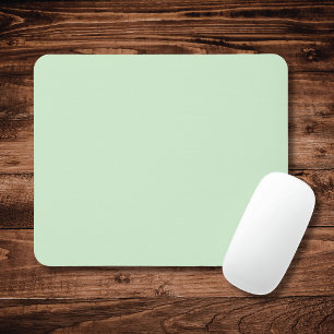 Pastell-Pistazien-Einfarbig Klassisch Elegant Mousepad