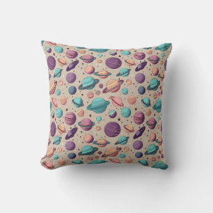 Pastell Planeten Kissen