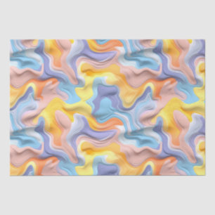 Pastell Plastische Flüssigkeit Abstrakt Seidenpapier