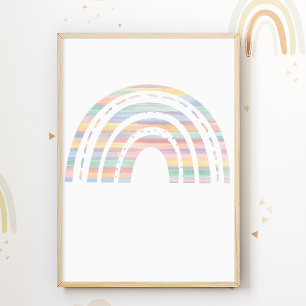 Pastell Rainbow Kinderzimmer Poster Kids Room Prin