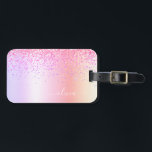 Pastell Rainbow Pink Gold Lila Glitzer Monogramm Gepäckanhänger<br><div class="desc">Rainbow Pastel - Goldene,  rot-pinke Imitate Foil Metallic Sparkle Glitzer gebürstete Metal Monogram Name und Initial Bag oder Gepäckmarke. Das macht den perfekten 16 Geburtstag,  Hochzeit,  Brautparty,  Jubiläum,  Babydusche oder Junggeselinnen-Abschied Geschenk für jemanden,  der Lieben glamourösen Luxus und schicke Stile.</div>