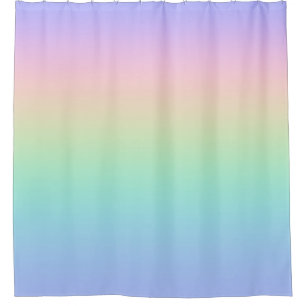 Pastell Regenbogen Duschvorhang
