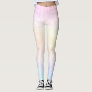Pastell Regenbogen Leggings