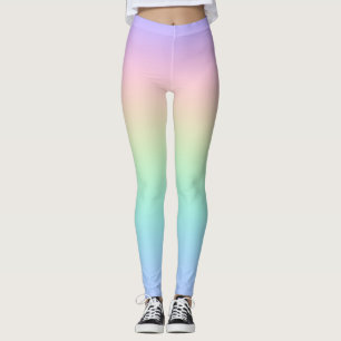 Pastell Regenbogen Leggings