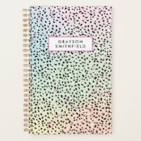 Pastell-Regenbogen-Leoparden-Druck