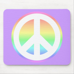 Pastell-Regenbogen Mousepad