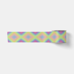 Pastell-Regenbogen Satinband
