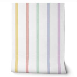 Pastell-Regenbogenstreifen Tapete