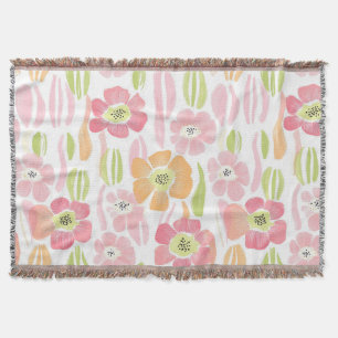 Pastell-Retro-Blumen (1) Decke