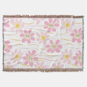 Pastell-Retro-Blumen (4) Decke