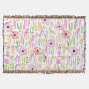 Pastell-Retro-Blumen (5) Decke
