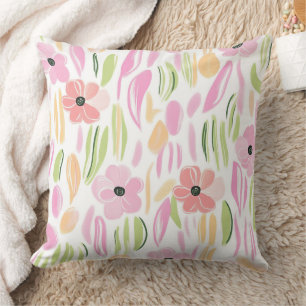 Pastell Retro Blumen (5) Kissen
