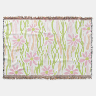 Pastell-Retro-Blumen (8) Decke