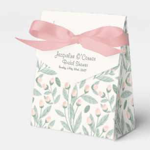 Pastell-Rosa-Blüten-Braut- Geschenkschachtel