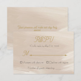 Pastell Rosa Hochzeits-RSPV-Karte (Stil 2) RSVP Karte